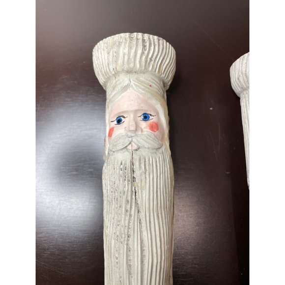 Vintage Christmas Candlesticks Holders Lot of 2 - Picture 6 of 7